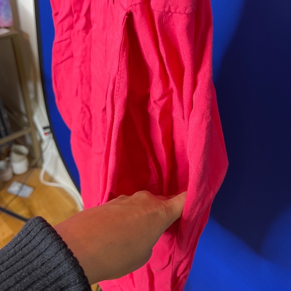 Coral summer dress W/ POCKETS - Picture 4 of 6